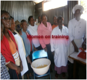 Women on training
